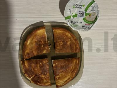 Saldi tortilija keptuvėje iš islandiško skyr Žingsnis 11