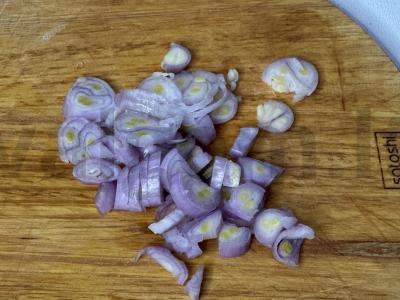 Makaronai su džiovintais pomidorais Žingsnis 1