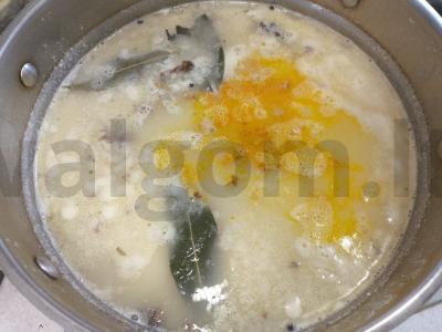 Žirnių sriuba su rūkytomis kiaulienos šonkauliais Žingsnis 8