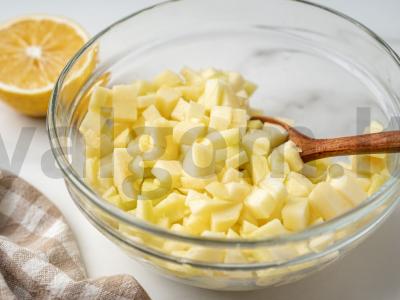 Olivjė su obuoliais Žingsnis 4