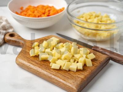 Olivjė su obuoliais Žingsnis 6