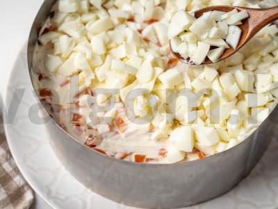 Olivjė su obuoliais Žingsnis 10