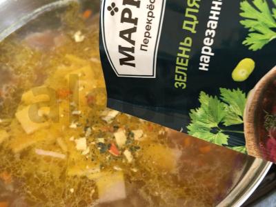 Vermicelli sriuba su dūminiu kumpiu Žingsnis 9