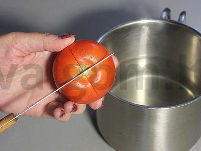 Viduržemio jūros salotas su feta sūriu Žingsnis 1