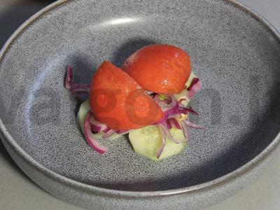 Viduržemio jūros salotas su feta sūriu Žingsnis 9