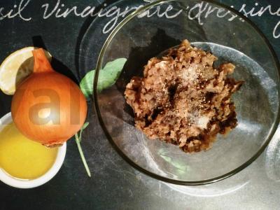 Pievagrybių padažas su grietine Žingsnis 1