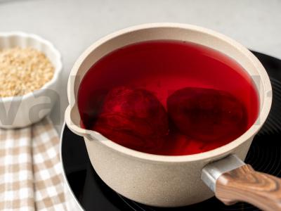 Rožinė ryžiai Žingsnis 1