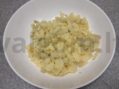 Vinegretas su avokadų aliejumi Žingsnis 1