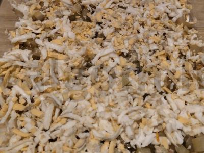 Daržovių, kiaušinių ir obuolių salotas Žingsnis 9