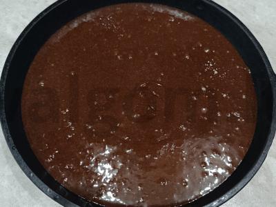 Šokoladinis desertas „Brownie“ Žingsnis 7