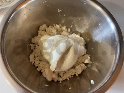 Varškės apkepas ant sausainių tešlos Žingsnis 1