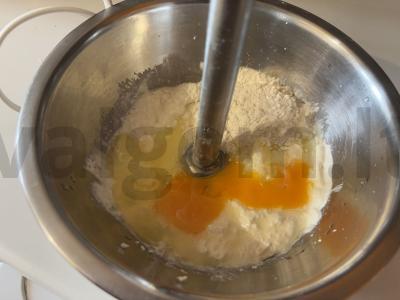 Varškės apkepas ant sausainių tešlos Žingsnis 3