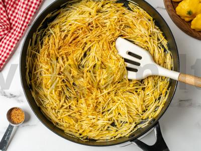 Šviežių patisonų salotos Žingsnis 2