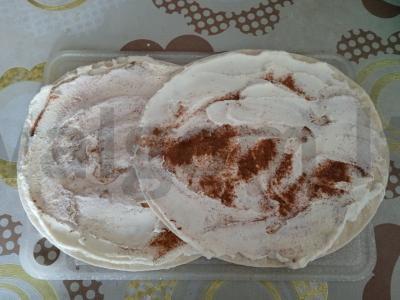 Tortilijos su rikota ir cinamonu Žingsnis 4