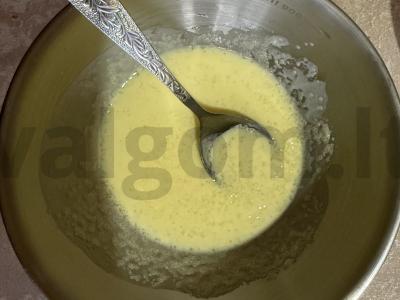 Raudonojo aksomo sausainiai su įdaru Žingsnis 3