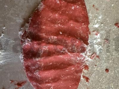 Raudonojo aksomo sausainiai su įdaru Žingsnis 5