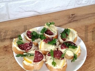 Sumuštiniai su servelatu, kiaušiniu ir citrina Žingsnis 10