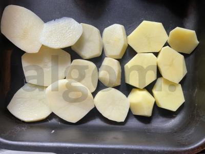 Bulvės su dešra ir sūriu Žingsnis 2