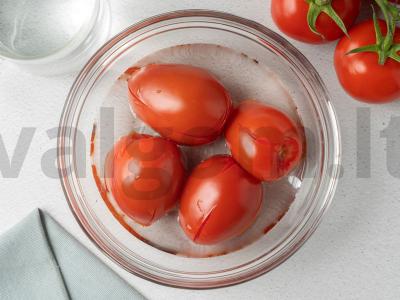 Konservuoti baklažanai su pomidorais Žingsnis 1