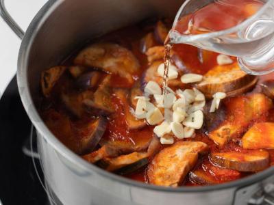 Konservuoti baklažanai su pomidorais Žingsnis 6