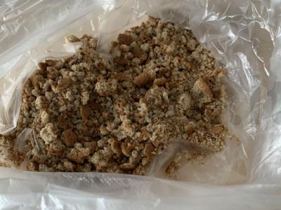 Desertas iš eskimo, sausainių, slyvų ir aviečių Žingsnis 1