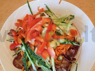 Salotos su medžio grybais muer korėjietiškai Žingsnis 4