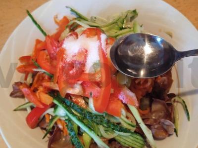 Salotos su medžio grybais muer korėjietiškai Žingsnis 5