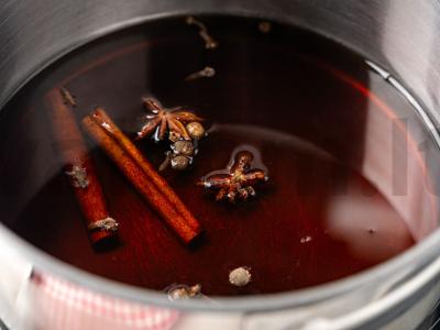 Granatų glintveinas Žingsnis 1