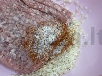 Kiaulienos ir ilgo ryžių ežiukai Žingsnis 3