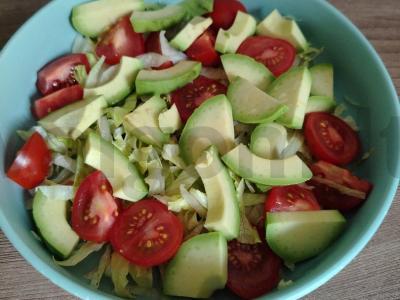 Salotas su keptu sūriu Žingsnis 5