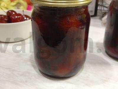 Obuolių uogienė iš veislės „Kitaika“ su šakele Žingsnis 10