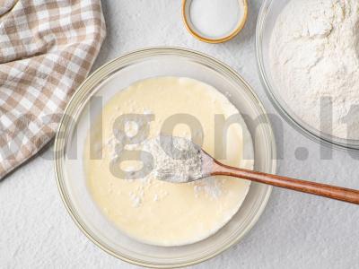 Tortas „Riešutai“ Žingsnis 3