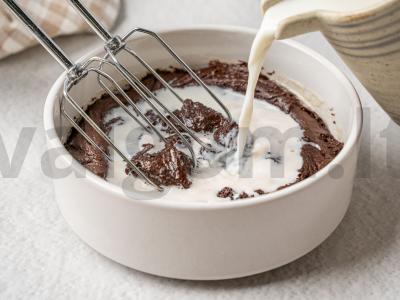 Tortas „Riešutai“ Žingsnis 9