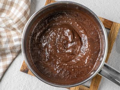 Tortas „Riešutai“ Žingsnis 10