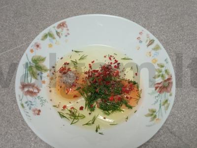 Makaronų ir rūkytos dešros apkepas keptuvėje Žingsnis 3