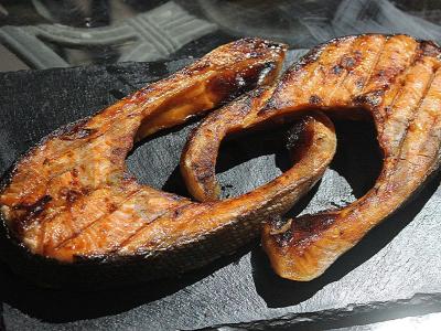 Lašišos steikai ant anglių su tartaro padažu Žingsnis 9