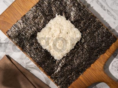 Vištienos „Onigirazu“ sumuštinis Žingsnis 6