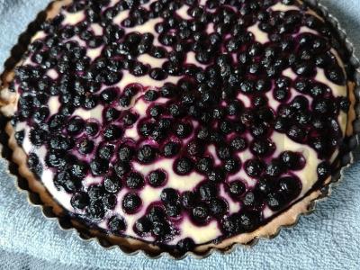 Varškės ir mėlynių pyragas Žingsnis 5