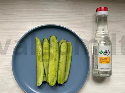 Agurkų užkandis maišelyje per 30 minučių pagrindine nuotrauka