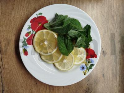 Atgaivinantis vasaros gėrimas „Citrininis mojitas“ Žingsnis 1