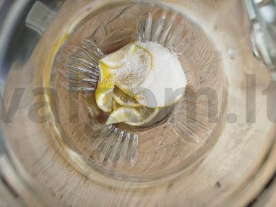 Atgaivinantis vasaros gėrimas „Citrininis mojitas“ Žingsnis 3