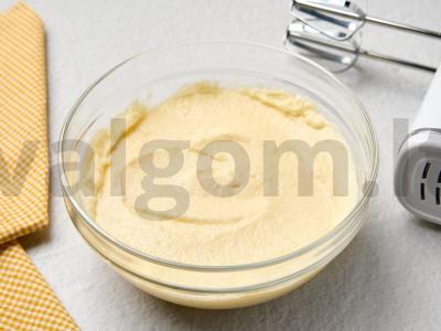 Kremas „Paukščių pienas“ Žingsnis 3