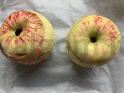 Kepti obuoliai su aviečių džemu, kumkvatu ir riešutais Žingsnis 5