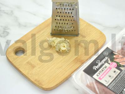 Kumpiai ant grilio su česnako padažu Žingsnis 2