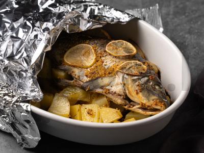 Karšis su bulvėmis orkaitėje Žingsnis 4