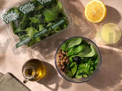 Makaronai grietinėlės ir špinatų padaže Žingsnis 3