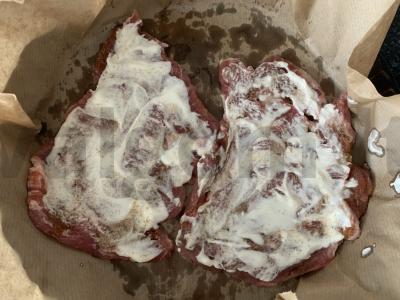 Kiauliena su daržovėmis ir sūriu orkaitėje Žingsnis 4