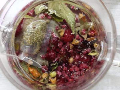 Žolelių gėrimas su avietėmis Žingsnis 6