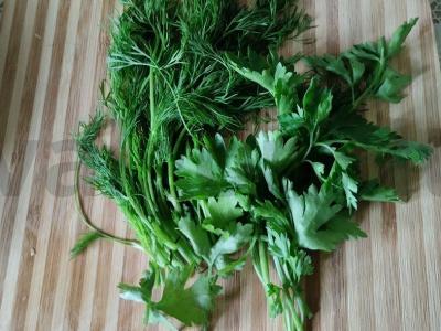 Omletas su cukinija, brokoliais ir žaliąja pupelių Žingsnis 4