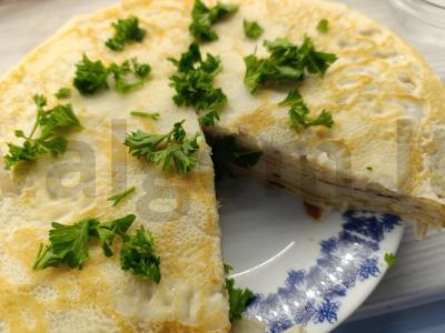 Blynų tortas su sūriu pagrindine nuotrauka